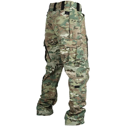 Mens Tactical Cargo Trousers Army Military Multi-pocket Outdoor Combat Pants BDU - Picture 5 of 40