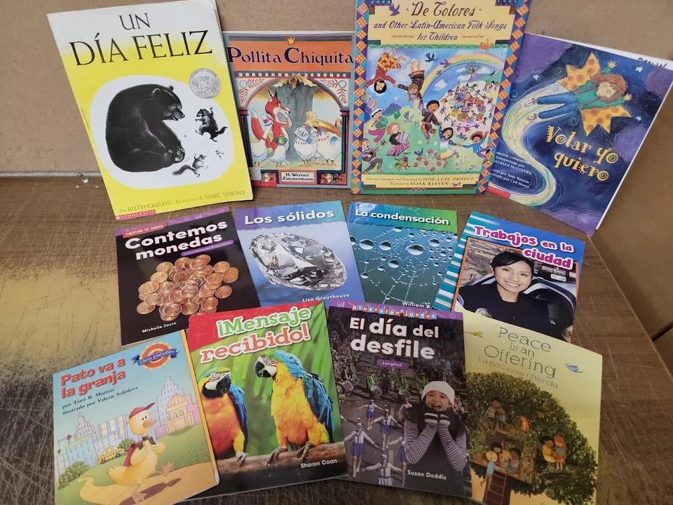 Lot of 10 Spanish Espanol Learn to Read Child Kids Picture ESL Book MIX UNSORTED - Image 3 of 4