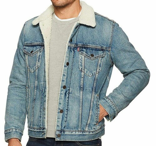 Levi's Men's Denim Sherpa Lined Trucker 