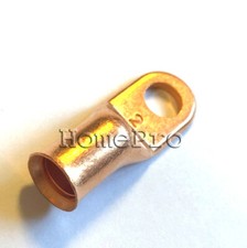 1/2 STUD 2g MADE IN THE USA COPPER HEAVY DUTY BATTERY STARTER LUG UL CSA