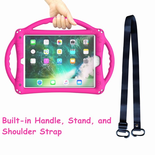 Silicone Case For iPad 9.7" Pro 2016/2017/2018/ Air 1/2 - Built-in Handle Stand - Picture 32 of 36