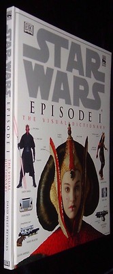 Star Wars Episode 1 The Visual Dictionary Hardcover Lucas Film Book DK 1999 New