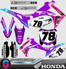 Honda Crf 450r 2013 - 2016 Crf 250r 2014 - 2017 Graphics Kit Decals Stickers