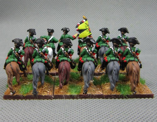 15mm Siebenjähriger Krieg bemalt Österreichischer Dragoner AB3 - Bild 4 von 6