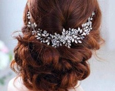 Wedding Crystal Headpiece for Women, Bridal Rhinestone Hair Comb