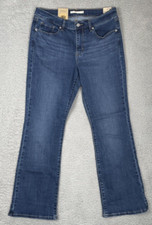Levis Classic Bootcut Jeans Womens Size 8 Short 29x30 Blue Denim Stretch NWT