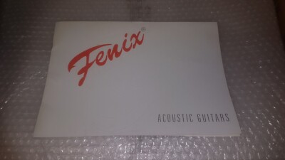 90's FENIX ACOUSTIC GUITARS FLYER