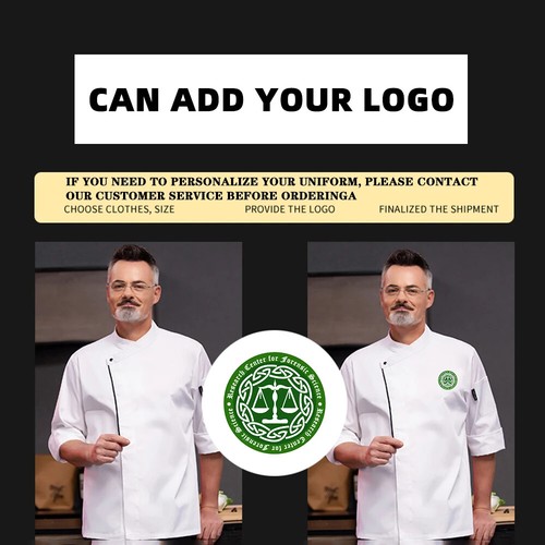 Kitchen Jacket Catering Uniform Short Sleeve Chef Clothes Restaurant Workwear - Picture 15 of 31