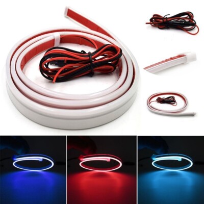 Dynamic Scan Start Up Car LED Engine Hood Light Strip Glow Daytime Running Light