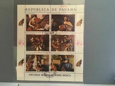 Panama 1968 European  Paintings cancelled  stamps sheet  R26415