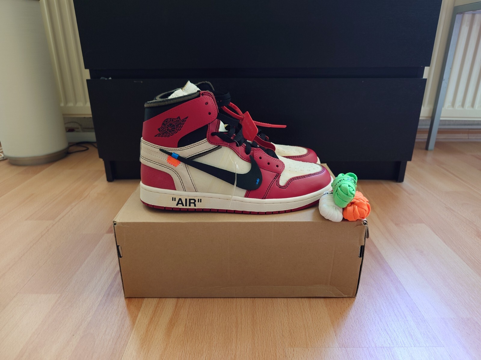 OFF WHITE X NIKE Nike Air Jordan 1 x Off White Chicago US 10 EU 44