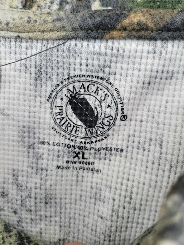 Mens macks prairie wings xl Camo Hensley Mossy Oak Camo Duck Hunting New - Image 4 of 4