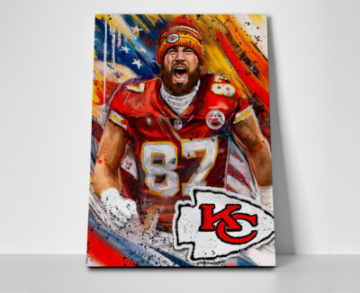 Travis Kelce Chiefs Poster or Canvas | eBay