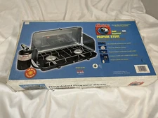 Century Regulated Deluxe 2-Burner Propane Stove Model 4560 New Open Box