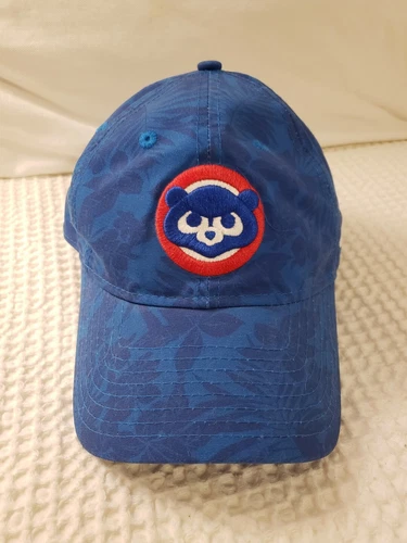 Women's Chicago Cubs Spring Training Strapback Cap / Hat, New Era 9Twenty Floral