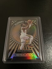 2022 Obsidian Orange Etch 23/45 SP Donovan Mitchell #20  Tunnel Vision Jazz