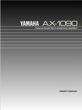 Yamaha AX-1090 - Stereo Sound Amplifier - Operating Instructions - USER MANUAL
