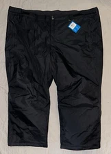 NEW Men's Columbia Bugaboo IV Pant Snow Ski Size 6X Black NWT