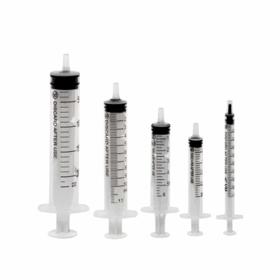 Medsaver 2,5 ml Spritzen - Luer Slip konzentrisch - 100 Stück - ohne Nadel