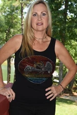 Led Zeppelin rhinestone  tank top sizes XS, S, M, L, XL, XXL, 1X, 2X, 3X, 4X,5X