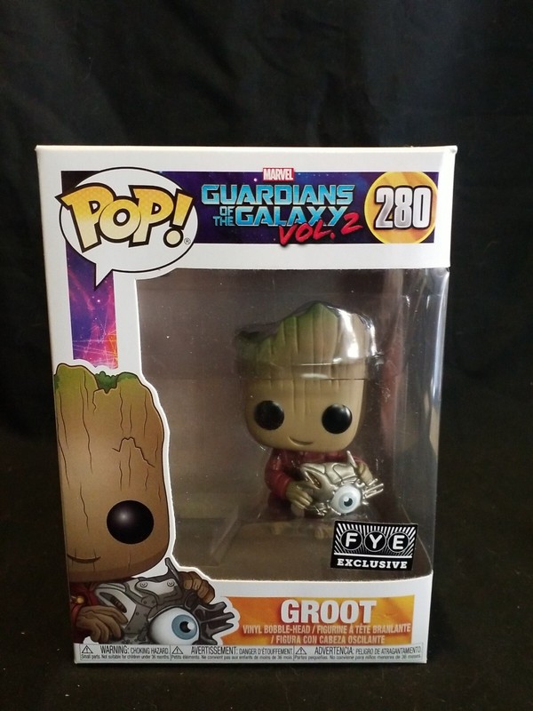 NIB - Funko Pop! - Guardians of the Galaxy Vol. 2 - GROOT #280 - F.Y.E. Excl.