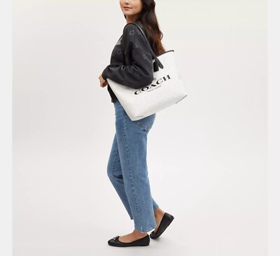 NWT Coach City Tote In Signature Canvas CP074/C7616/CR165/CP052
