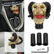 Universal Gear Shift Knob Skull Zombie Head Style Car Manual Stick Lever Shifter