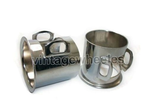 Fits For Royal Enfield Bullet Classic Chrome Short Front Fork Tube Cover 170346 - Picture 1 of 6