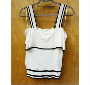 zara knit sleeveless top