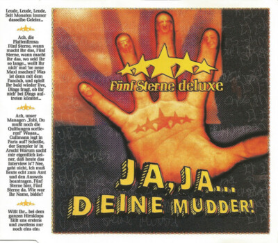 Fünf Sterne Deluxe - Ja, Ja... Deine Mudder! (Yo Mama's Recording YPS 7024-3)