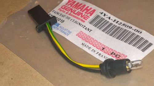 CW 50 RS Yamaha New Genuine Speedo Clock Meter Bulb & Harness Lead 4YA-H2509-00 - Picture 2 of 4