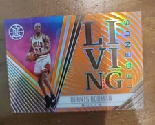 2020-21 Panini Illusions Living Legends Orange Dennis Rodman #10 HOF