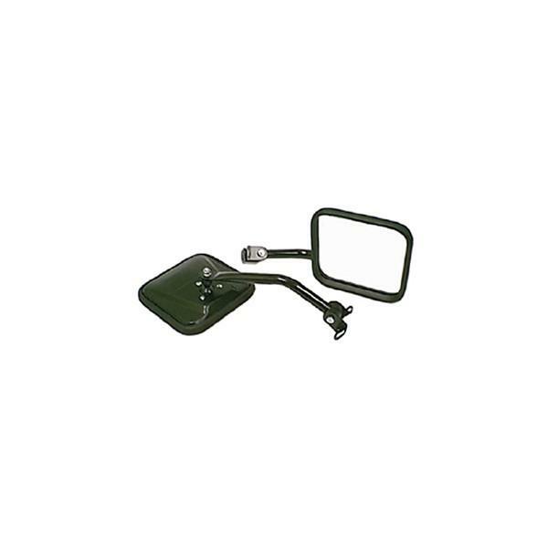 Rétroviseurs noirs style CJ pour Jeep Wrangler YJ 1987-1995