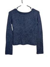 Wet Seal Small Angora Wool Blend Sweater 90’s Y2K Fuzzy