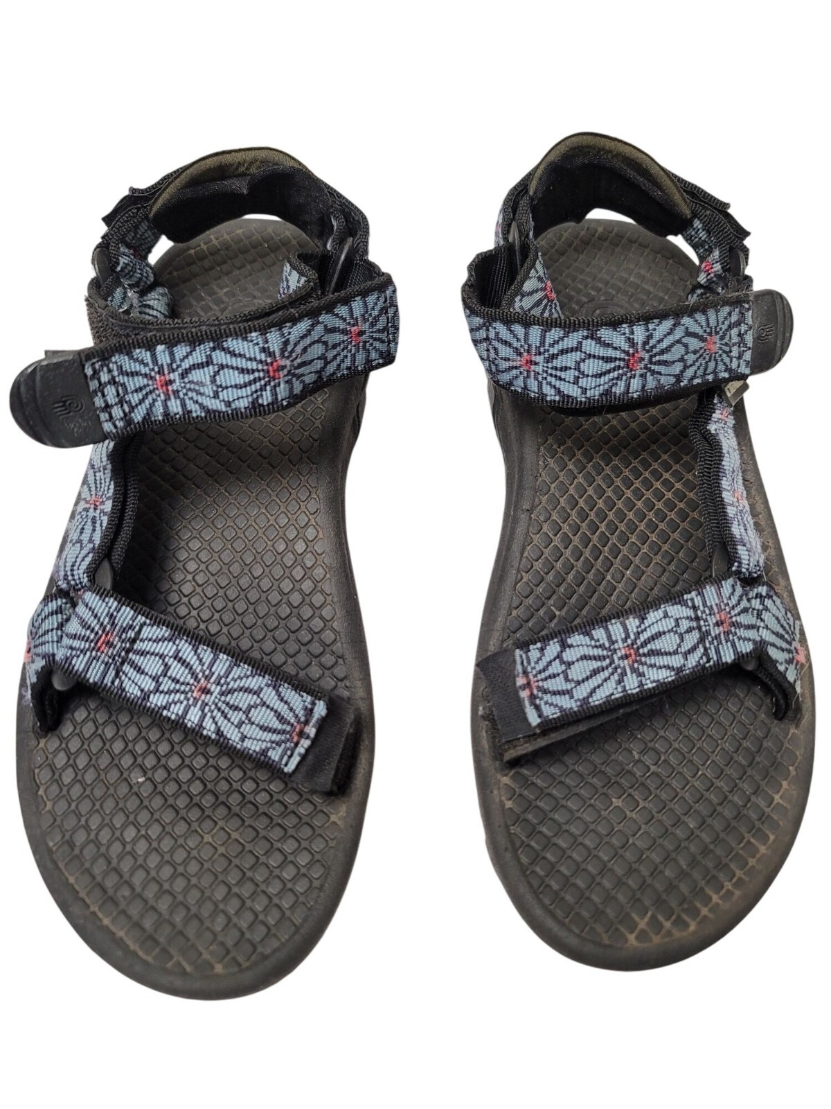 Teva Women's Sport Hiking outdoor Sandals Size 9 Blue Pattern Adjustable Straps