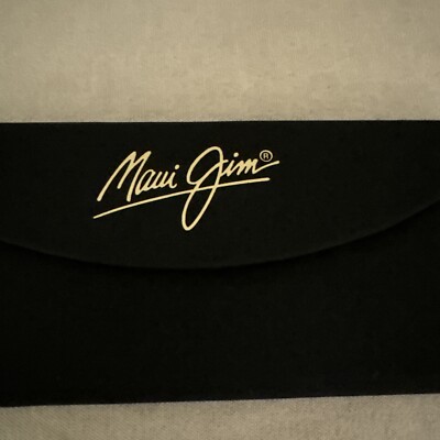 MAUI JIM BLACK TRI-FOLD HARD SUNGLASSES CASE WITH MAUI JIM  display picture 1