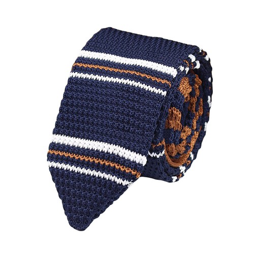 Men's Knitted Crochet 7CM Stripe Tie Necktie Wedding Party Business Neck Ties - Picture 11 of 27