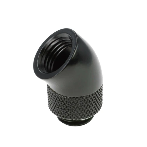 Barrow G1/4 Male Rotary to 45 Degree Female Angle - Black