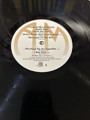 Split Enz – Conflicting Emotions ~ NM/VG+, Inlay: VG+ | eBay