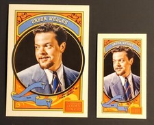 2014 Panini Golden Age #49 ORSON WELLS Author/ Mini Mono Back set of 2 NM/MT