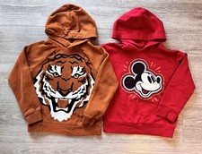 Disney Jumping Beans Mickey Mouse H M Hoodie Tiger Red Brown 6T