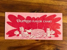 Durkee Flavor Chart Product Guide Famous Foods Cleveland OH Vintage Ephemera