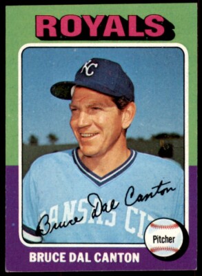 1975 Topps #472 Bruce Dal Canton Kansas City Royals