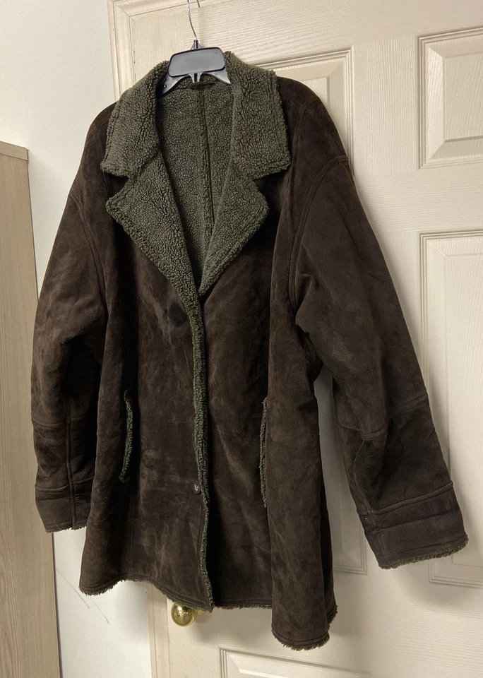 Abrigo Braefair de cuero para hombre talla XXL Foto 4 de 4