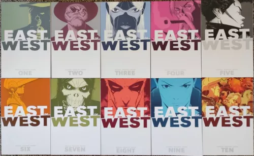 East of West TPB graphic novel lot #1-10 COMPLETE SET -Hickman -Image -hi grade