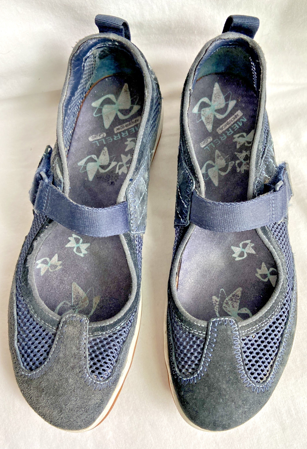 Merrell Lorelei Emme Navy Mary Jane Shoes Navy Blue Womens US EU