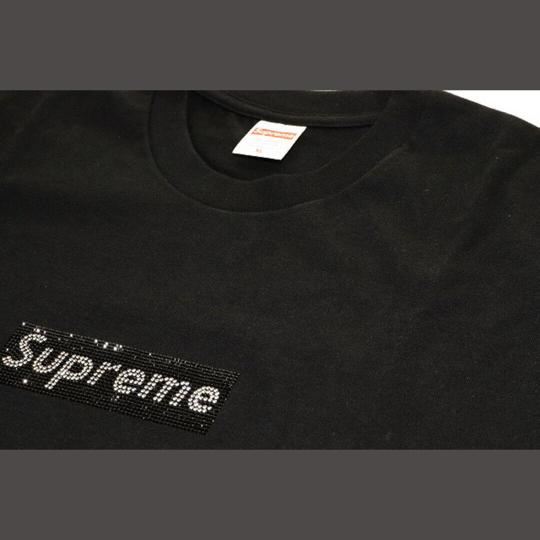 Supreme x SWAROVSKI 19SS BOX LOGO TEE BLACK XL 25th Supreme x SWAROVSKI 19SS BOX LOGO TEE BLACK XL 25th
