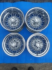 Truespoke 45-spoke Wire Wheels 15x715x8 Chevyfordmopar Set 1984