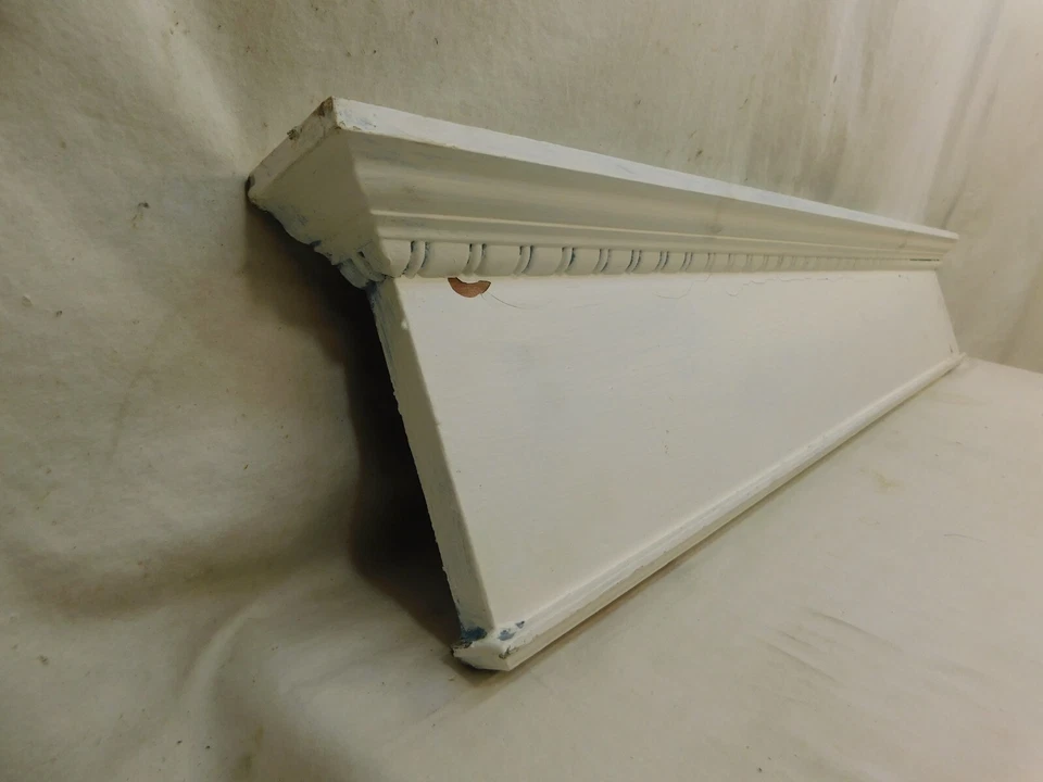 1890 年代白色门垫门楣头维多利亚风格绳子成型 Fir Ornate — 第 4/4 张图片