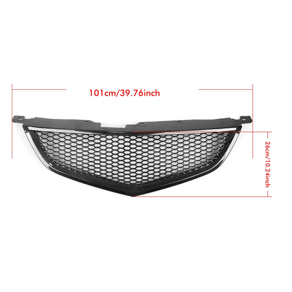 Front Bumper Grille Hood Grill Mesh For Acura TL 20042006 2005